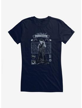Bride Of Frankenstein Shockingly Terrifying Girls T-Shirt, NAVY, hi-res