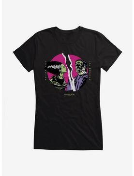 Bride Of Frankenstein Torn Love Girls T-Shirt, BLACK, hi-res