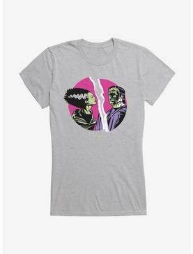 Bride Of Frankenstein Torn Love Girls T-Shirt, HEATHER, hi-res