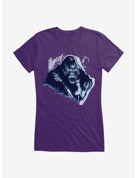 King Kong Mighty Roar Bold Sketch Girls T-Shirt, PURPLE, hi-res