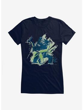 King Kong Tree Swing Bold Sketch Girls T-Shirt, NAVY, hi-res
