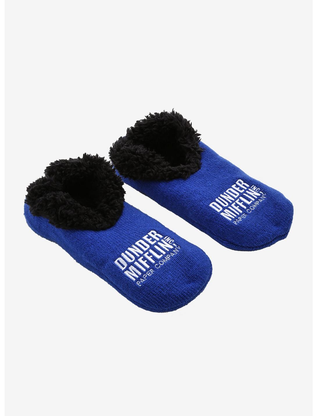 The Office Dunder Mifflin Slipper Socks - BoxLunch Exclusive, , hi-res