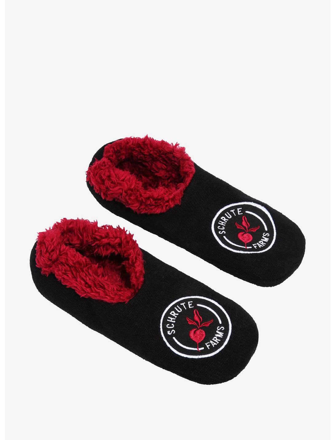 The Office Schrute Farms Slipper Socks - BoxLunch Exclusive, , hi-res