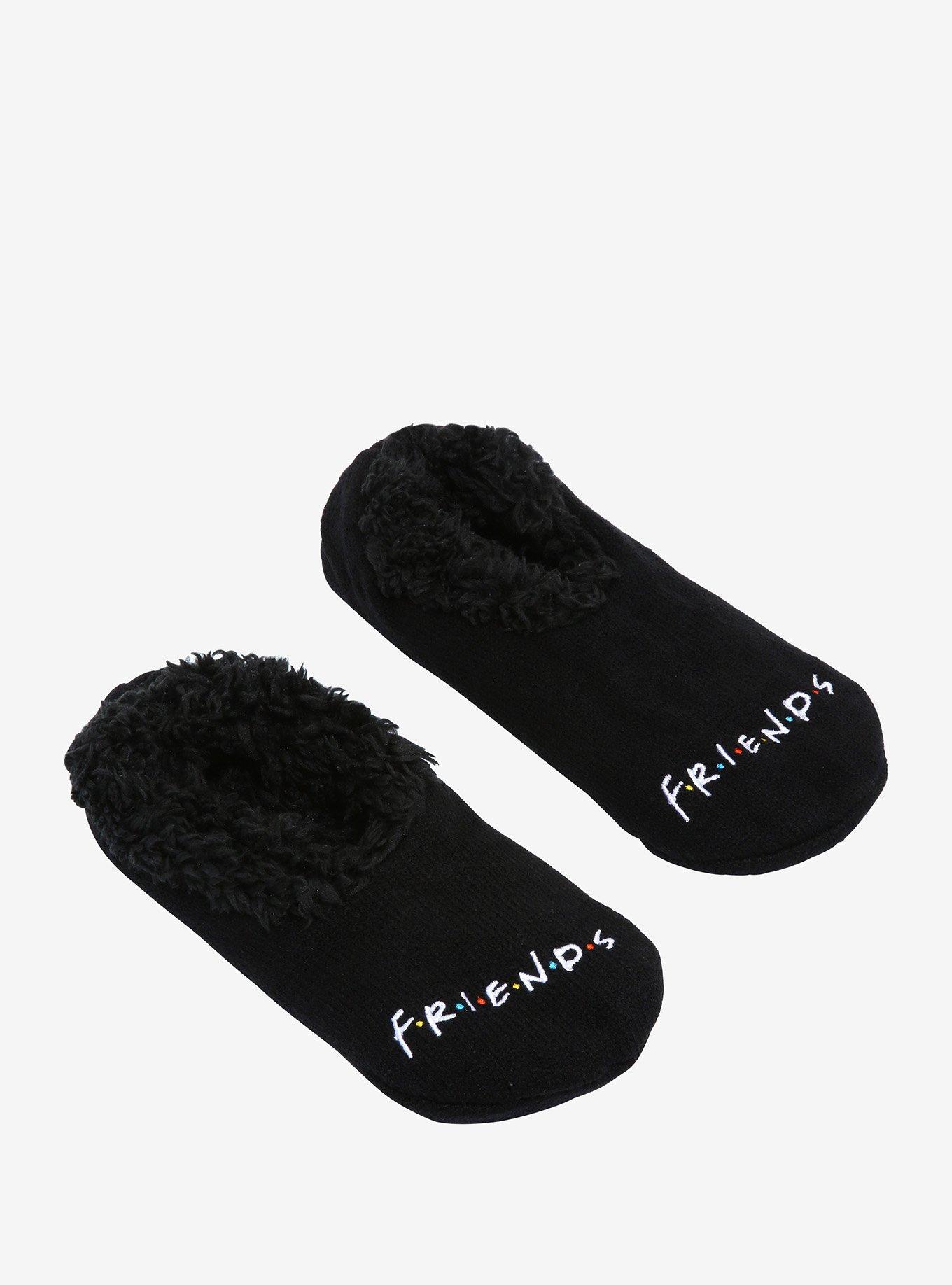 Friends Logo Slipper Socks - BoxLunch Exclusive, , hi-res