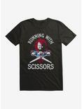Chucky Running With Scissors T-Shirt, BLACK, hi-res