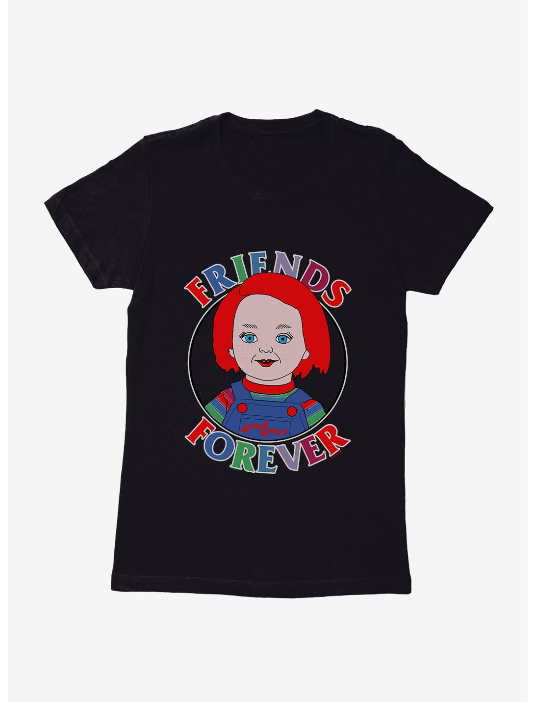 Chucky Friends Forever Womens T-Shirt, BLACK, hi-res