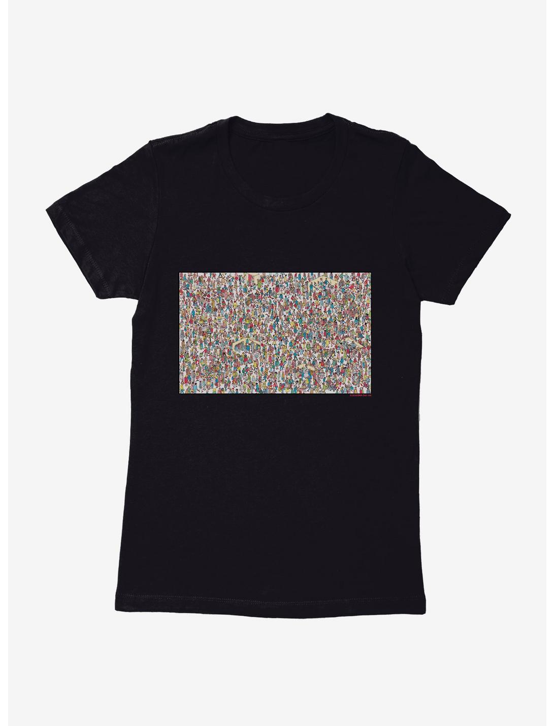 Where's Waldo? Search The Department Store Womens T-Shirt, BLACK, hi-res