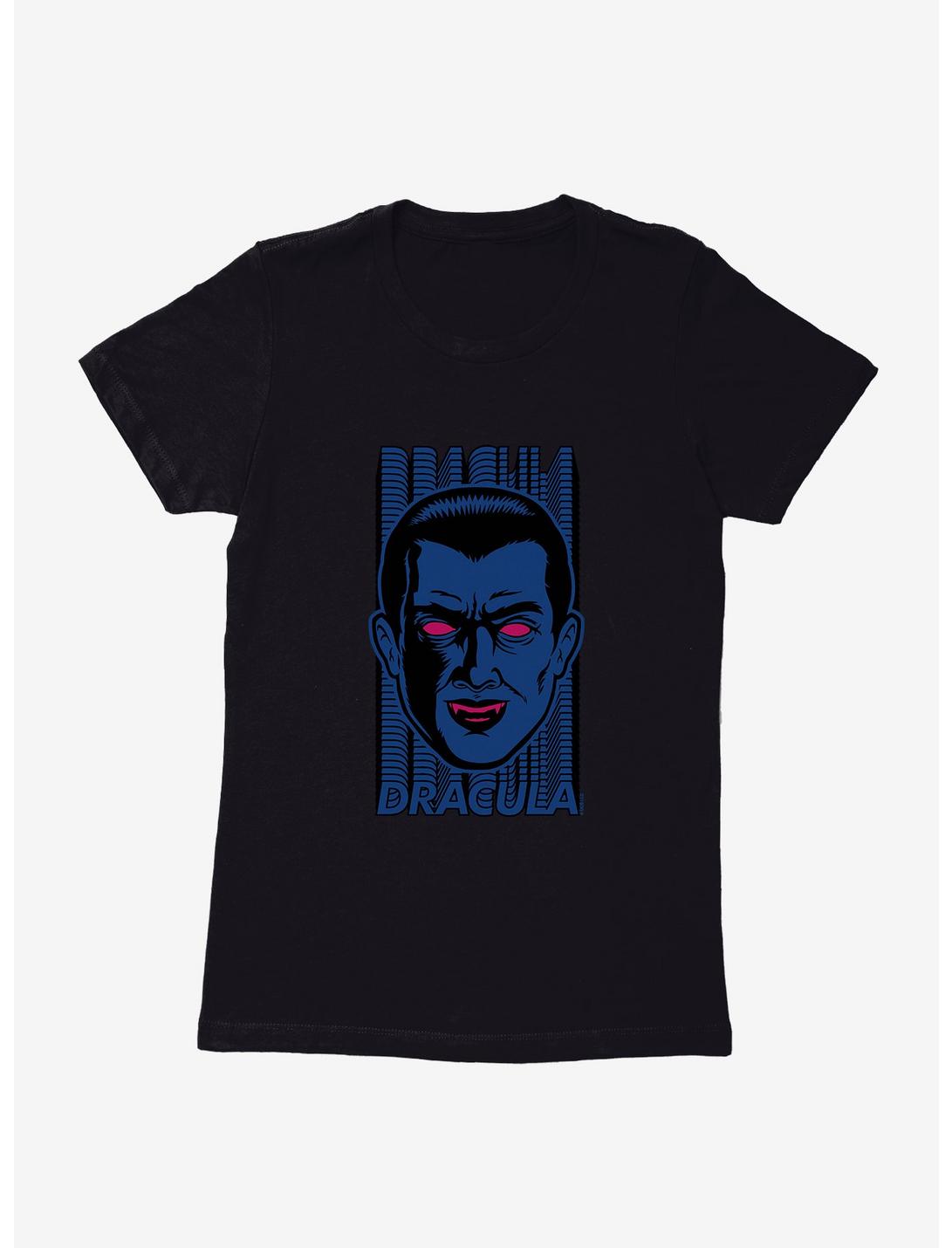 Dracula Script Stack Womens T-Shirt, BLACK, hi-res