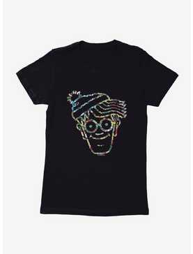 Where's Waldo? Face Collage Outline Womens T-Shirt, , hi-res