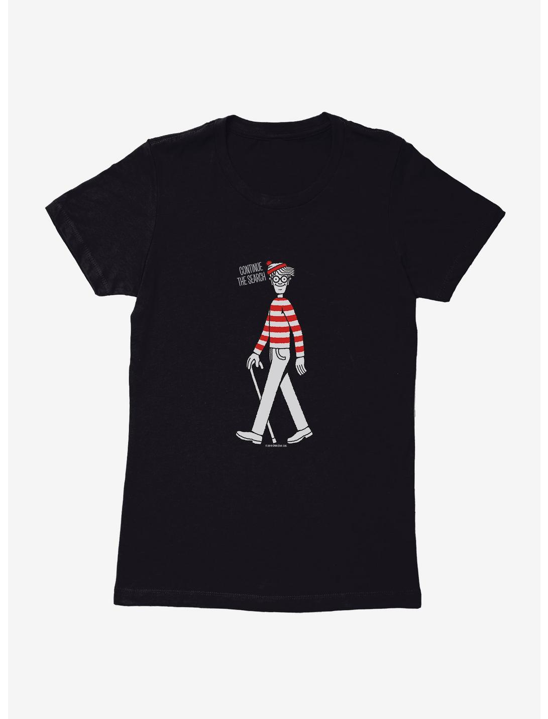 Where's Waldo? The Search Continues Womens T-Shirt, BLACK, hi-res