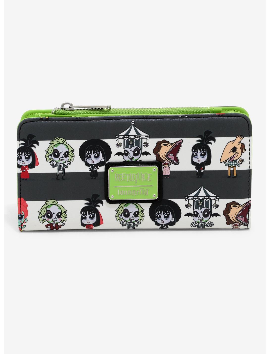 Loungefly Beetlejuice Chibi Characters Wallet, , hi-res