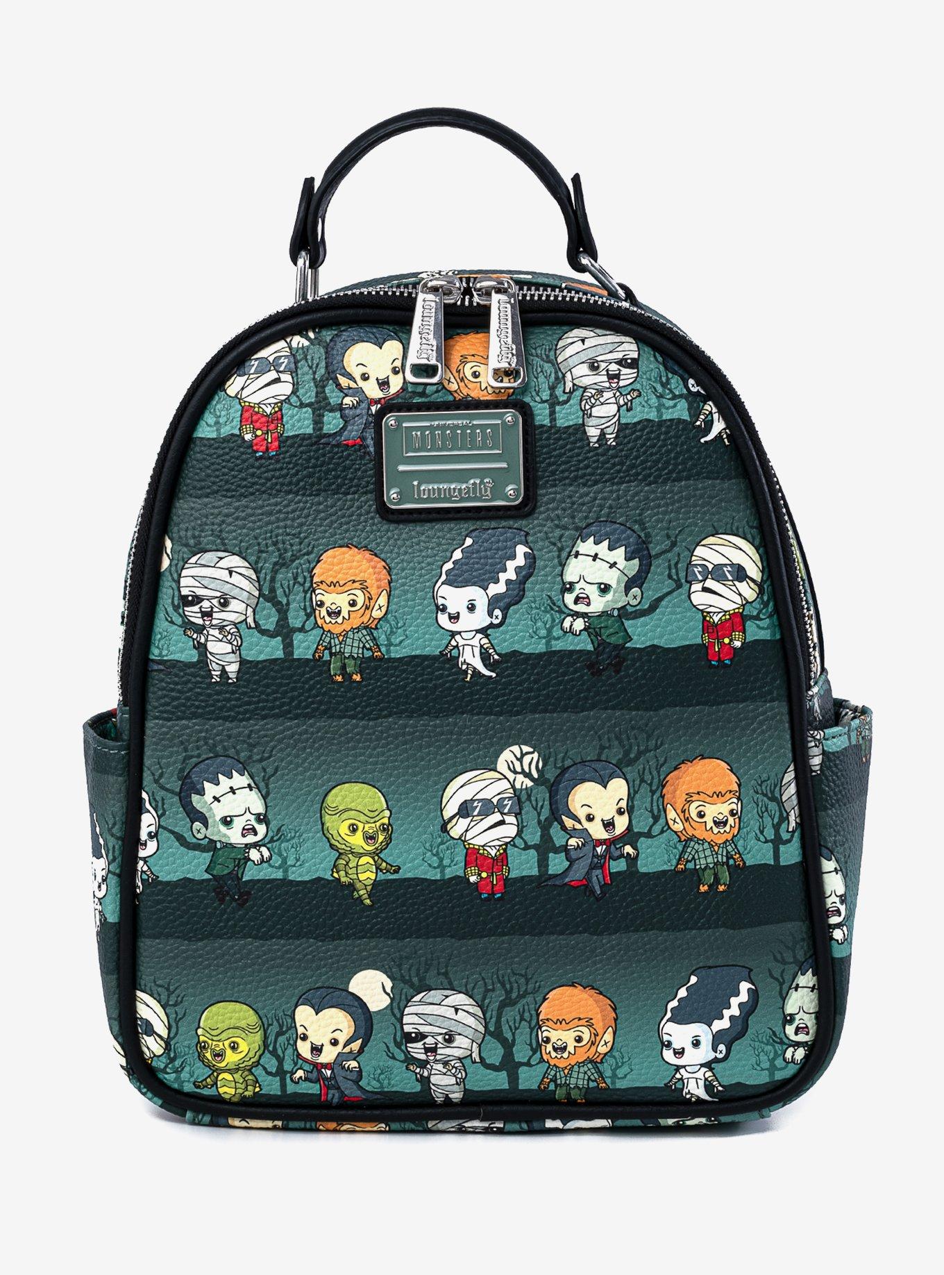 Chibi Cryptids Allover Print Mini Backpack Organizer - BoxLunch Exclusive