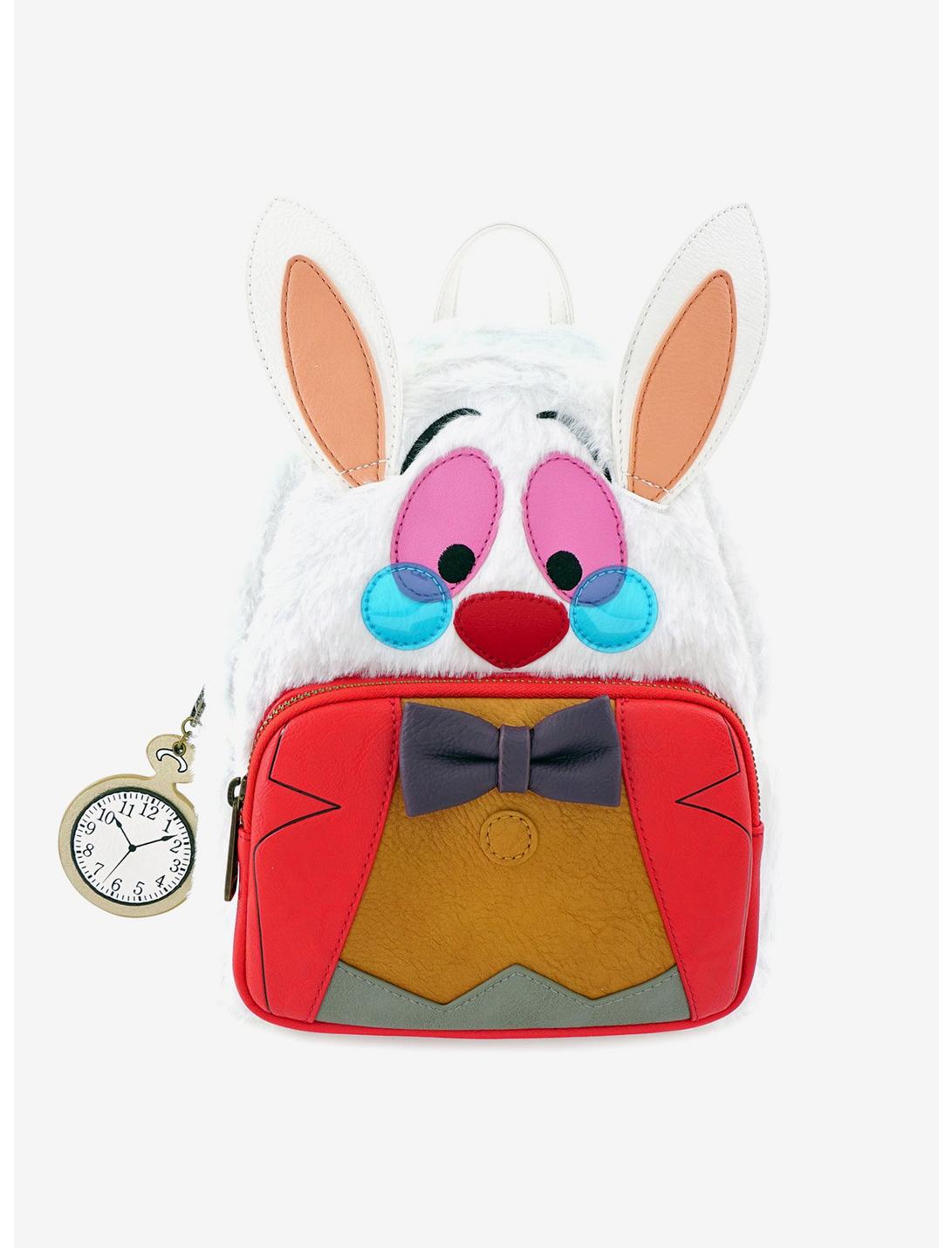 Loungefly Disney Alice in Wonderland White Rabbit Mini Backpack, , hi-res