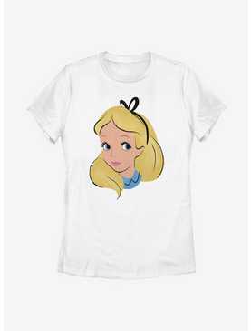 Disney Alice In Wonderland Alice Big Face Womens T-Shirt, , hi-res