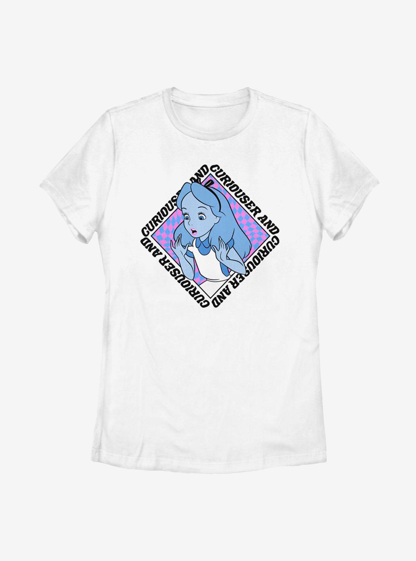 Disney Alice In Wonderland Curiouser and Curiouser Womens T-Shirt, , hi-res