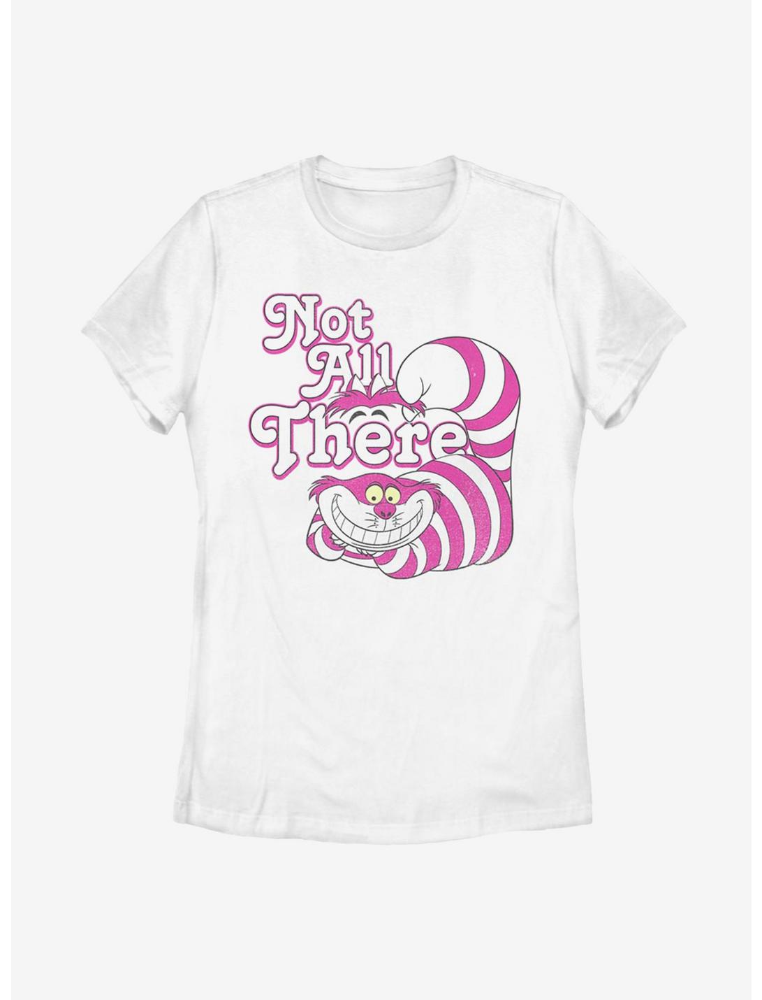 Disney Alice In Wonderland Cheshire Not All There Womens T-Shirt, WHITE, hi-res