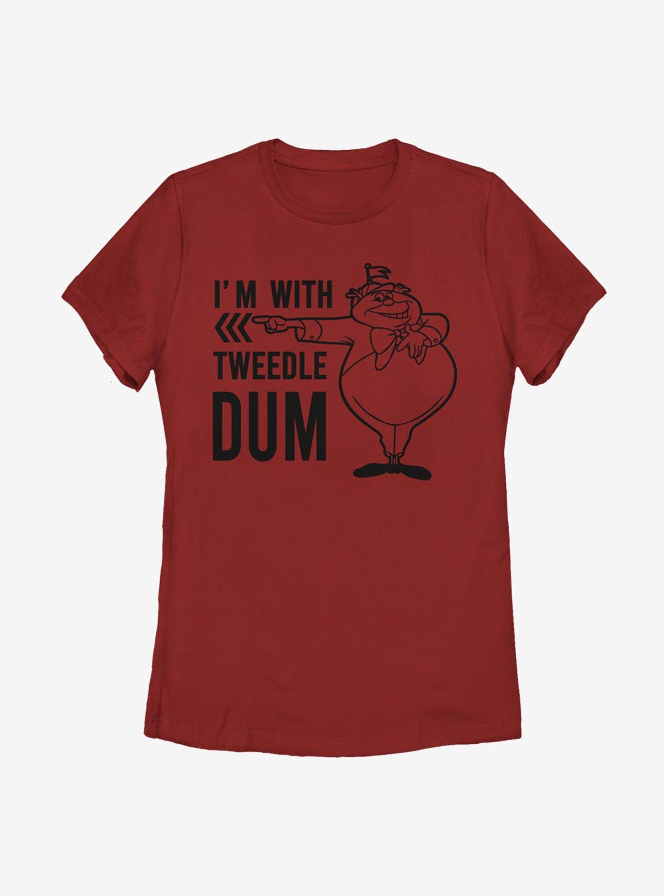 Disney Alice In Wonderland With Tweedle Dum Womens T-Shirt, , hi-res