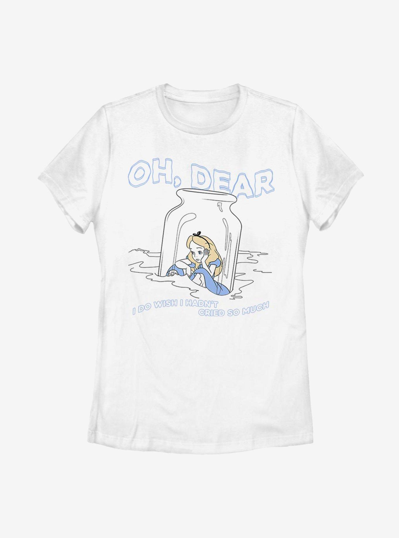Disney Alice In Wonderland Wish I Hadn't Cried So Much Womens T-Shirt, , hi-res