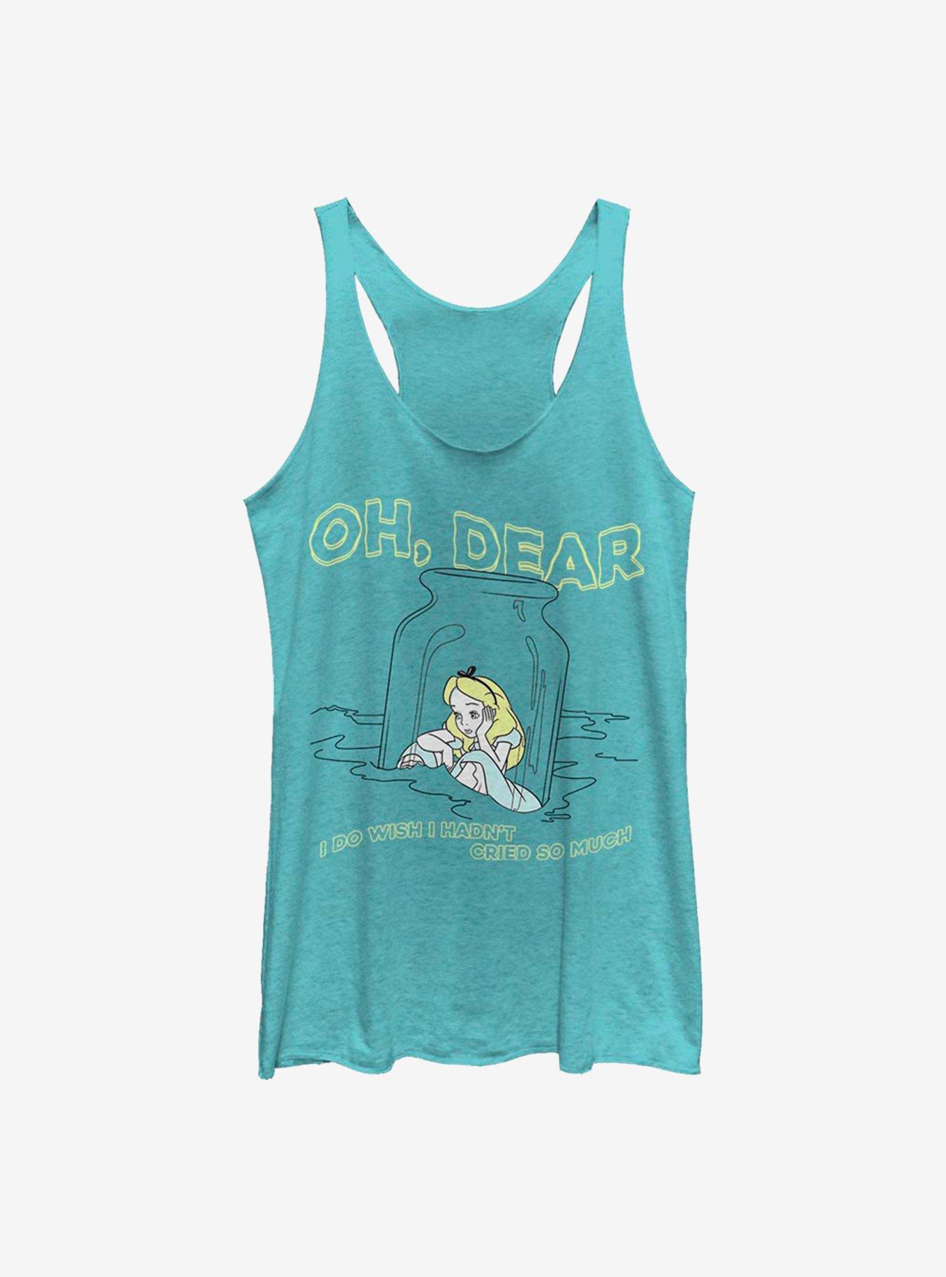 Disney Alice In Wonderland Wish I Hadn't Cried So Much Womens Tank Top, , hi-res