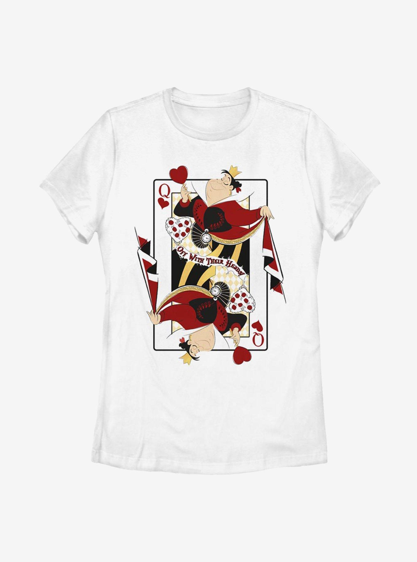 Disney Alice In Wonderland Queen Of Hearts Womens T-Shirt