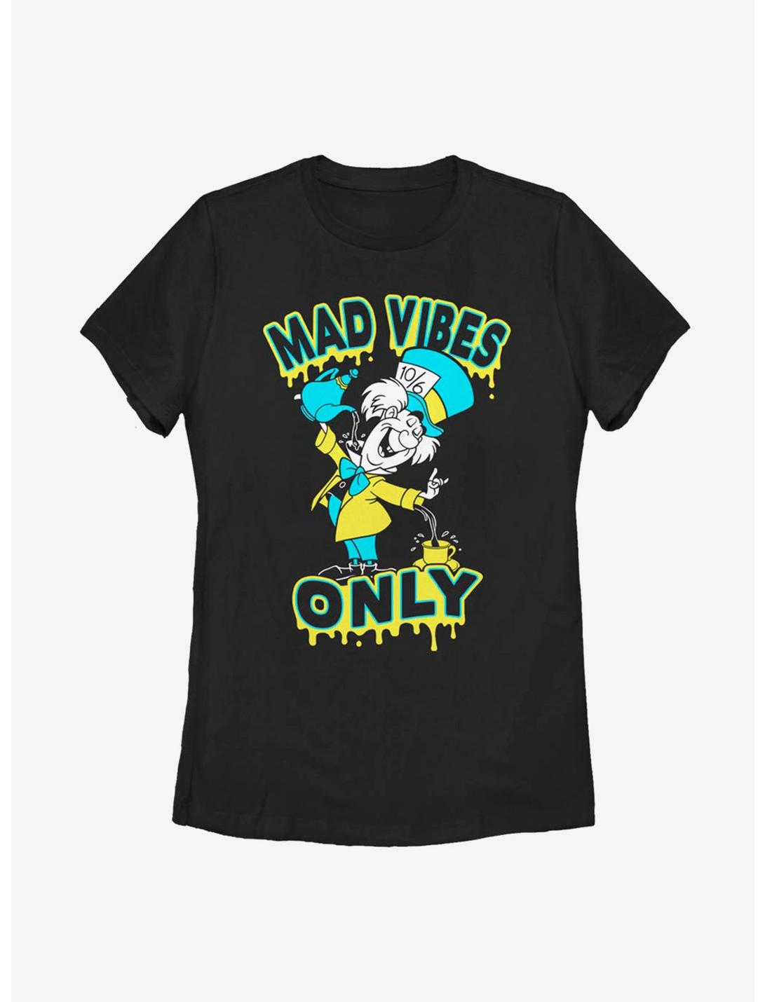 Disney Alice In Wonderland Spill It Hatter Womens T-Shirt, BLACK, hi-res