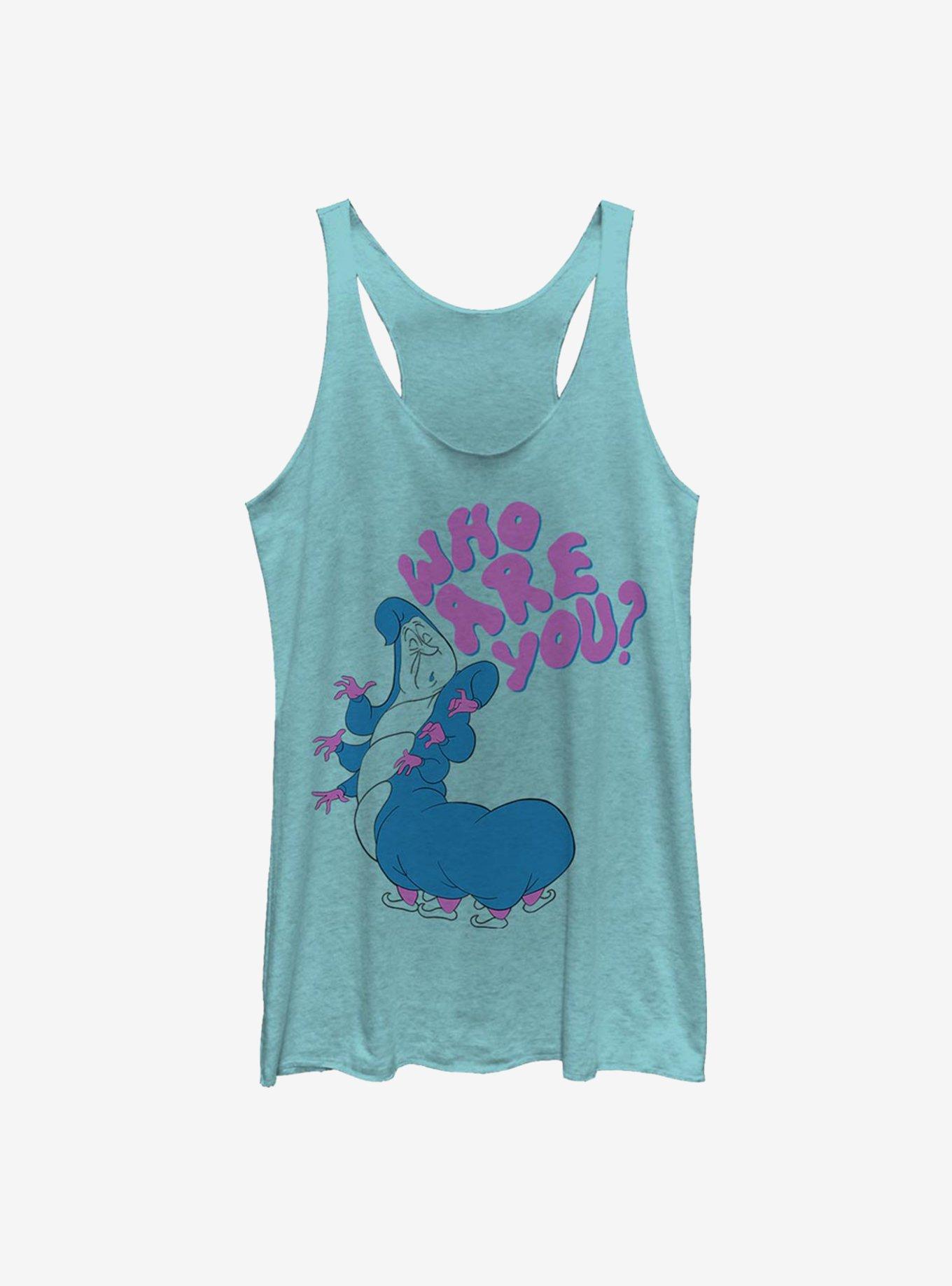 Disney Alice In Wonderland Who Are You Womens Tank Top, TAHI BLUE, hi-res