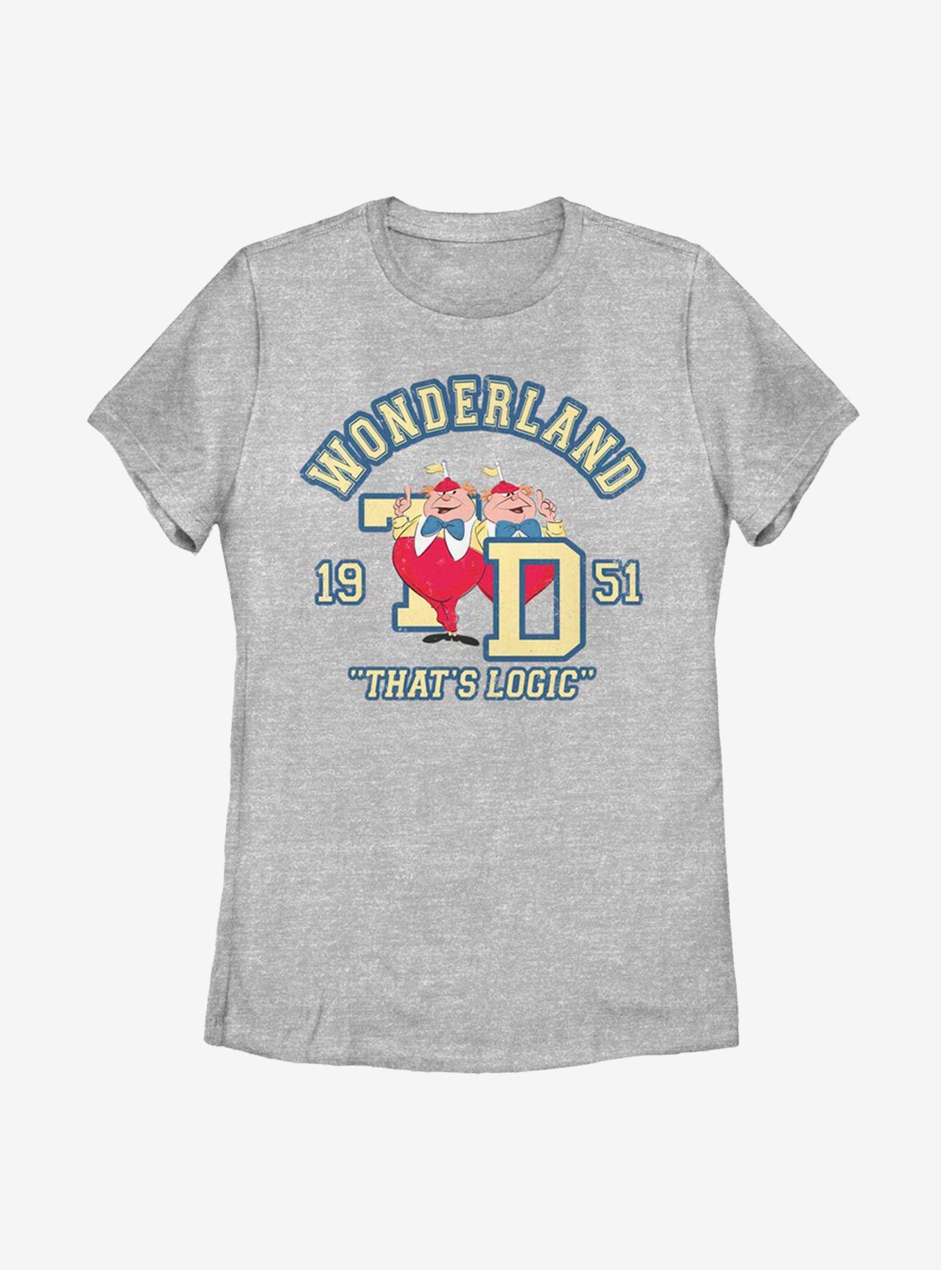 Disney Alice In Wonderland Tweedle Collegiate Womens T-Shirt, , hi-res