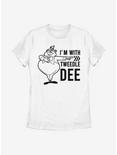 Disney Alice In Wonderland With Tweedle Dee Womens T-Shirt, WHITE, hi-res