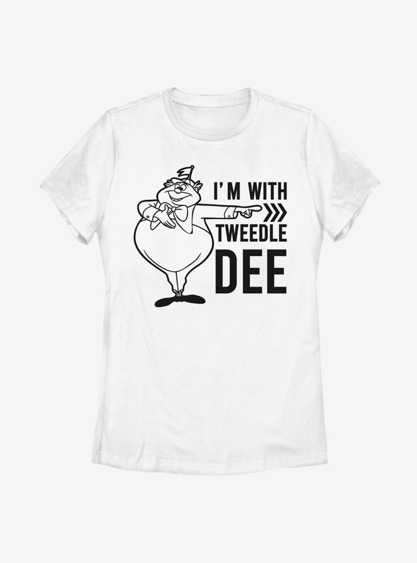 Disney Alice In Wonderland With Tweedle Dee Womens T-Shirt, , hi-res
