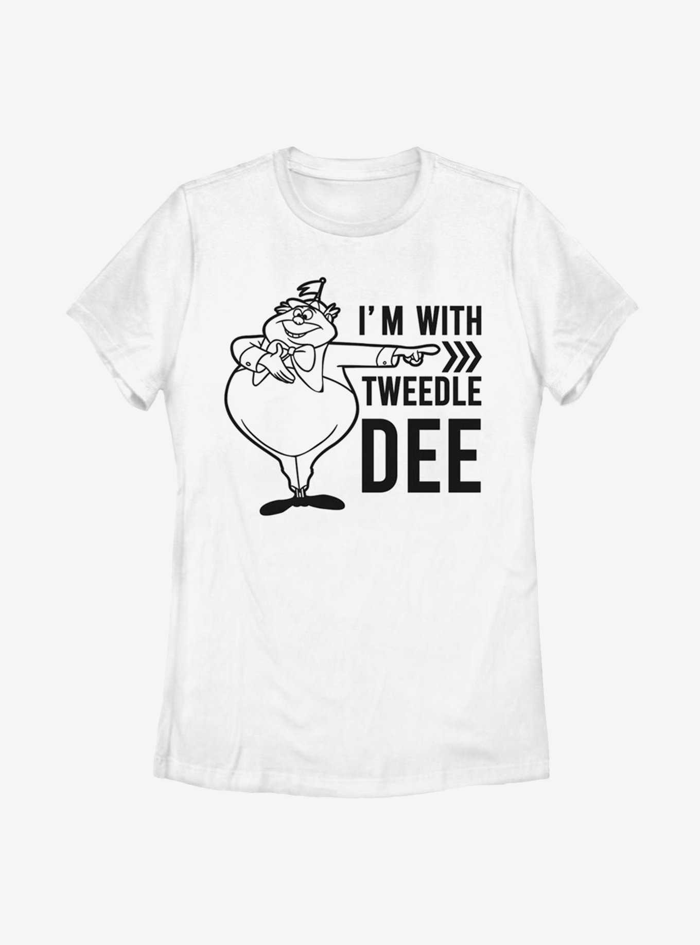 Disney Alice In Wonderland With Tweedle Dee Womens T-Shirt, , hi-res