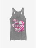 Disney Alice In Wonderland Cheshire Not All There Womens Tank Top, GRAY HTR, hi-res