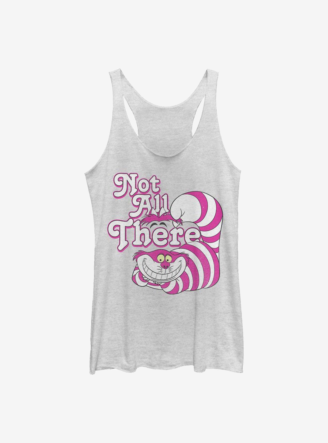 Disney Alice Wonderland Cheshire Not All There Womens Tank Top
