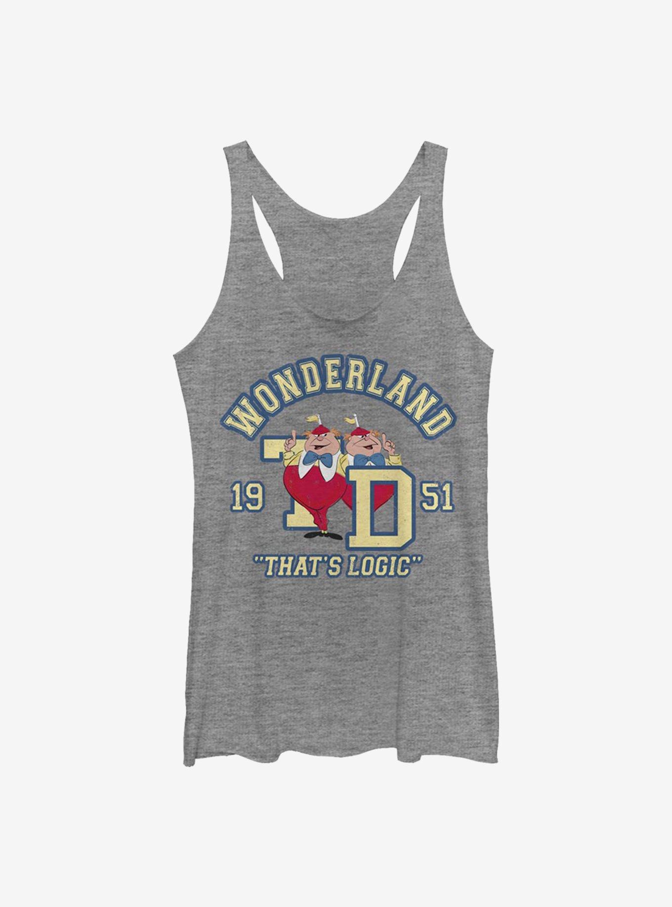 Disney Alice In Wonderland Tweedle Collegiate Womens Tank Top, , hi-res