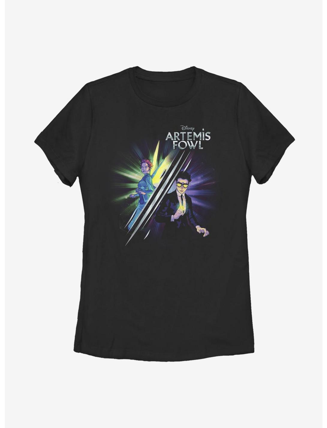 Disney Artemis Fowl Holly Split Womens T-Shirt, BLACK, hi-res