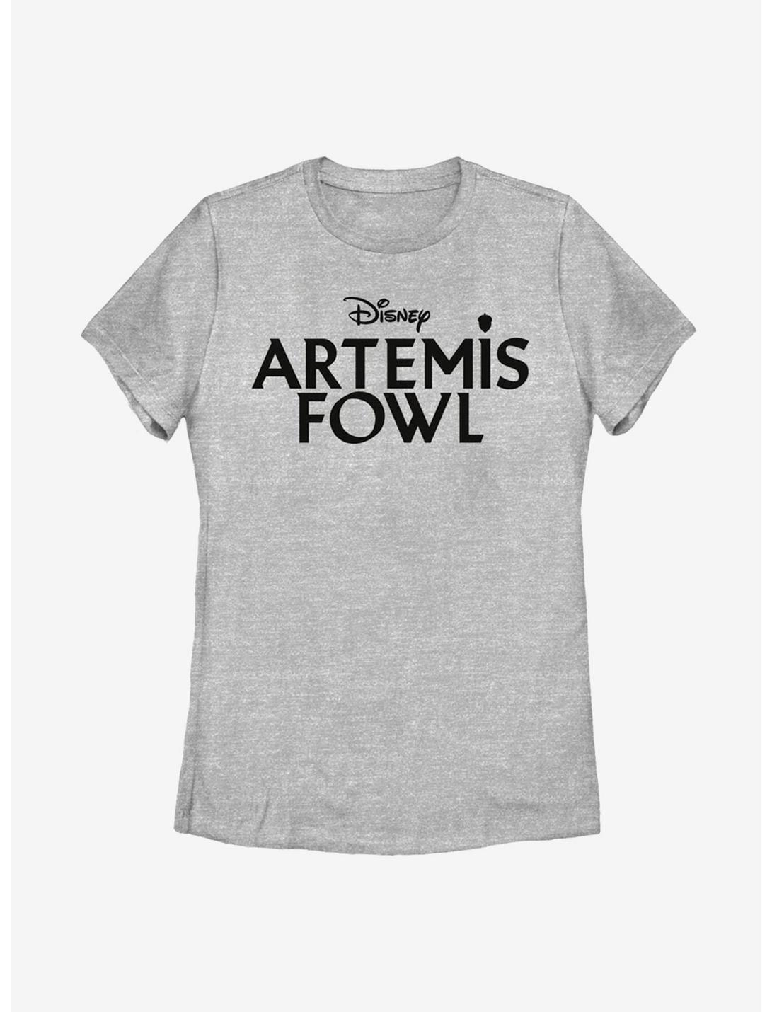Disney Artemis Fowl Flat Logo Womens T-Shirt, ATH HTR, hi-res