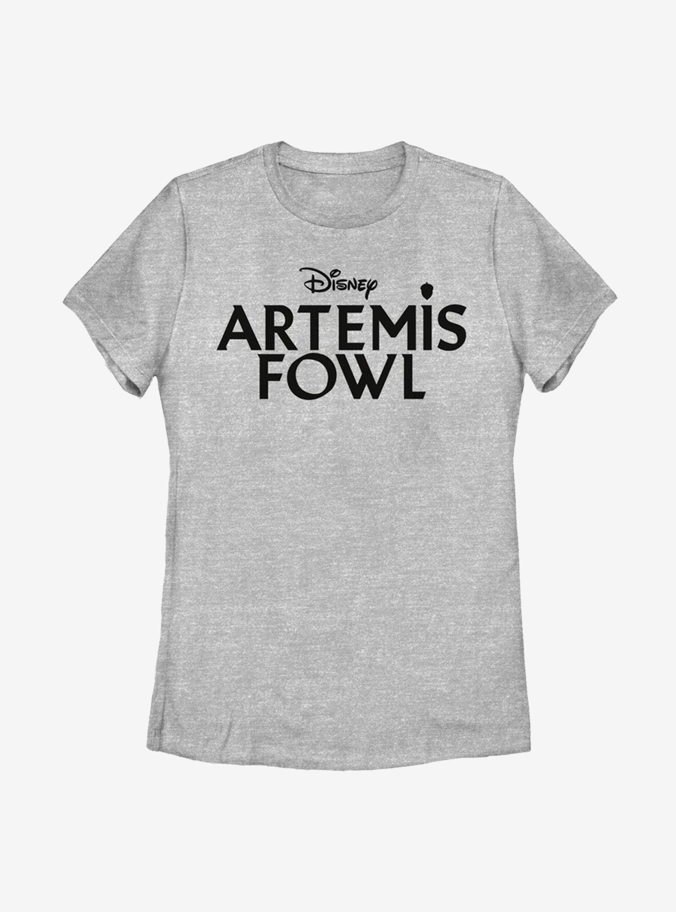 Disney Artemis Fowl Flat Logo Womens T-Shirt, ATH HTR, hi-res