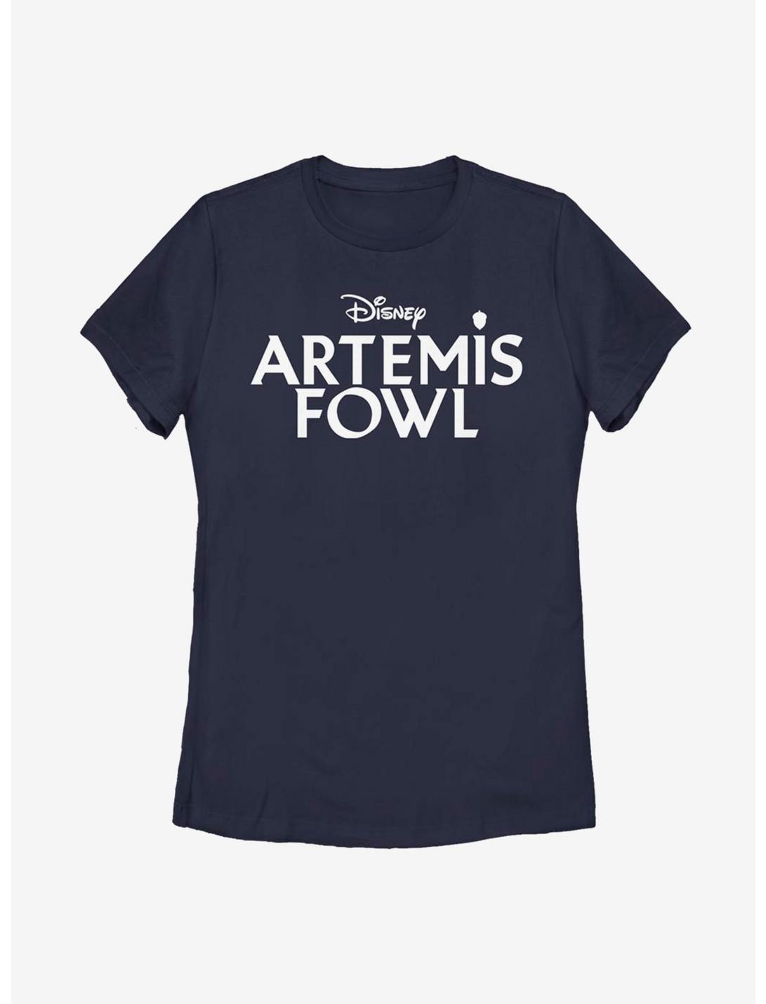 Disney Artemis Fowl Flat Logo Womens T-Shirt, NAVY, hi-res