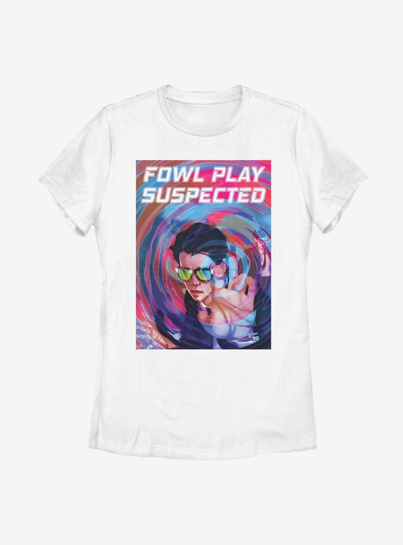 Disney Artemis Fowl Ripple Poster Womens T-Shirt, WHITE, hi-res