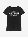 Disney Artemis Fowl Flat Logo Youth Girls T-Shirt, BLACK, hi-res