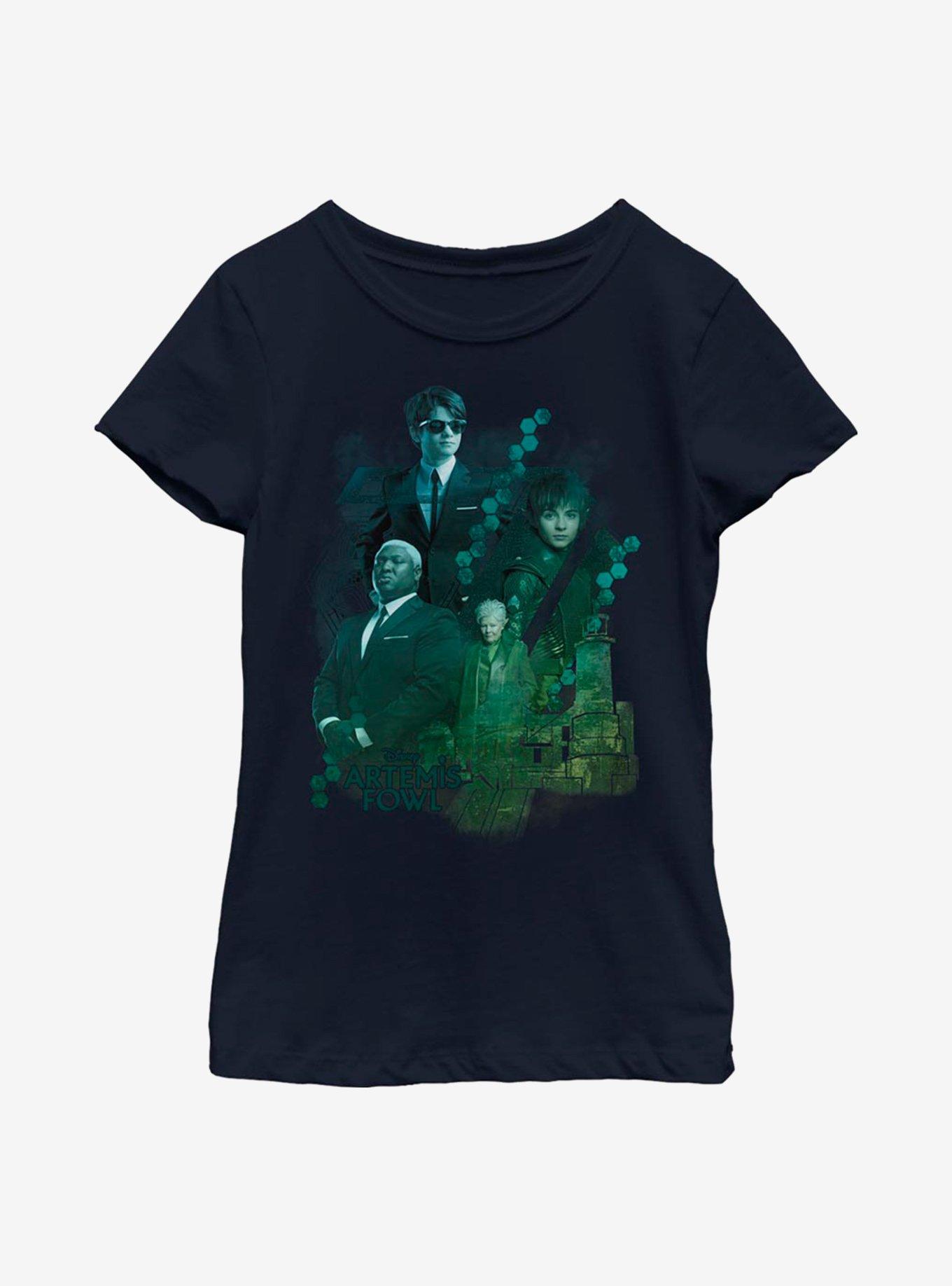 Disney Artemis Fowl Group Gradient Youth Girls T-Shirt, , hi-res