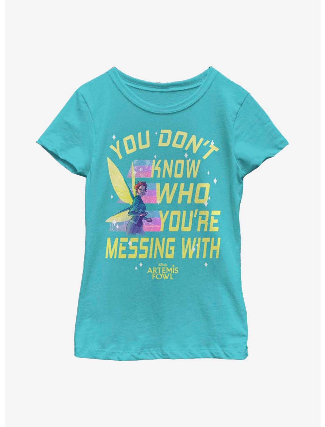 Disney Artemis Fowl Holly Has It Handled Youth Girls T-Shirt, TAHI BLUE, hi-res