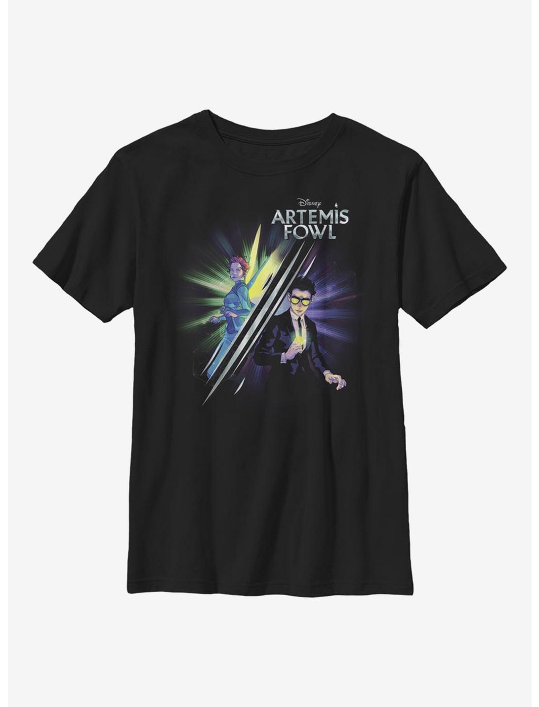 Disney Artemis Fowl Holly Split Youth T-Shirt, BLACK, hi-res