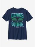 Disney Artemis Fowl Genius Working Youth T-Shirt, NAVY, hi-res
