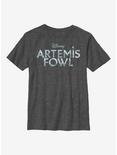 Disney Artemis Fowl Metallic Logo Youth T-Shirt, CHAR HTR, hi-res
