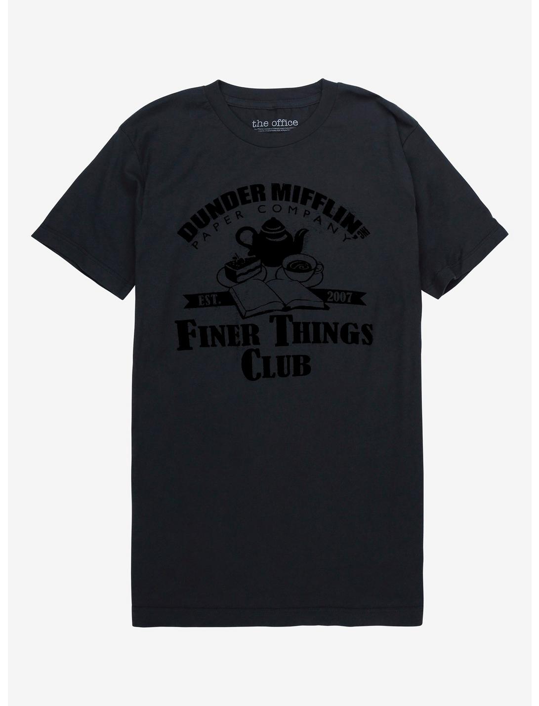 The Office Finer Things Club T-Shirt, BLACK, hi-res