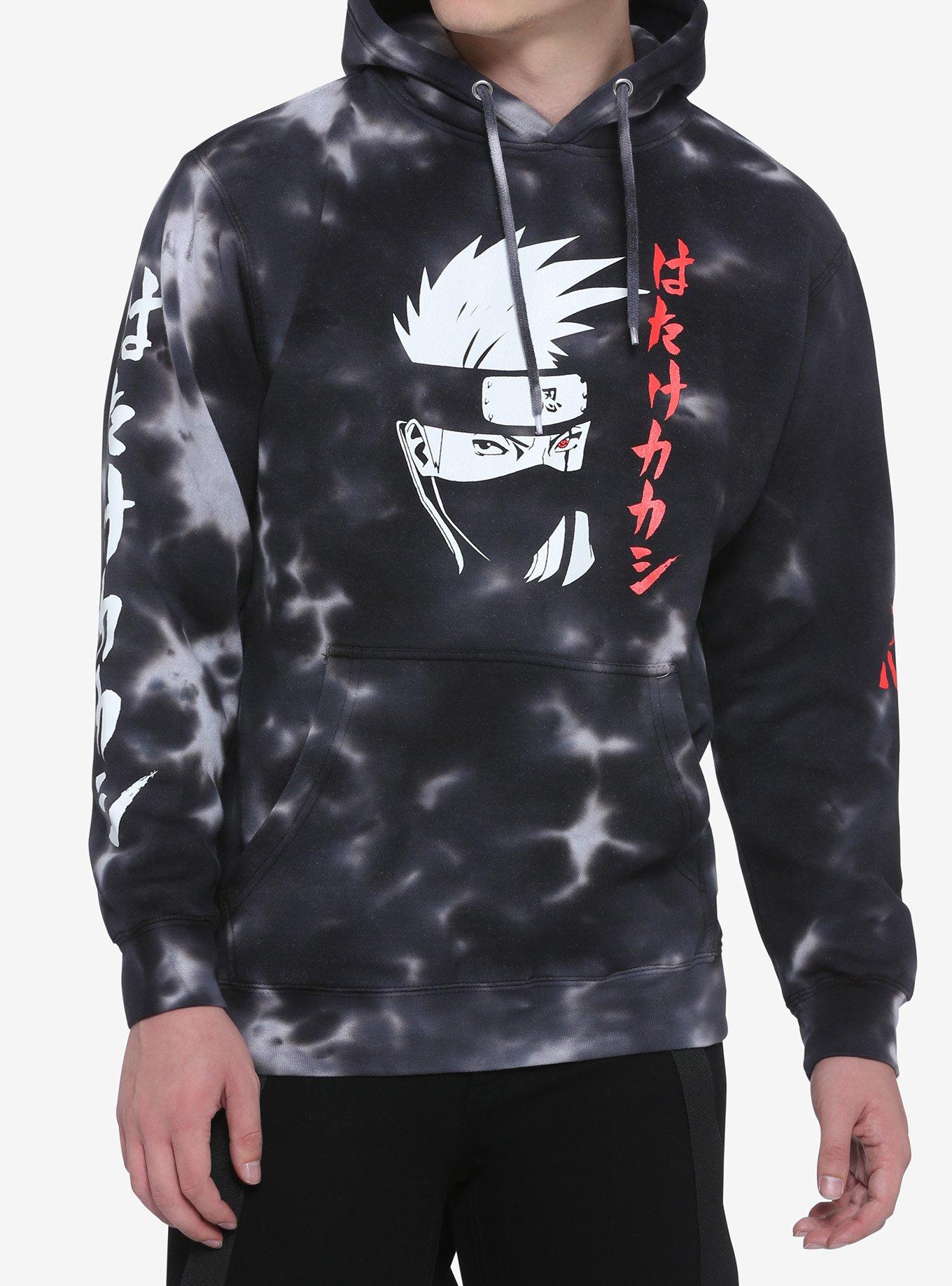 Naruto Shippuden Kakashi Tie-Dye Hoodie, MULTI, hi-res