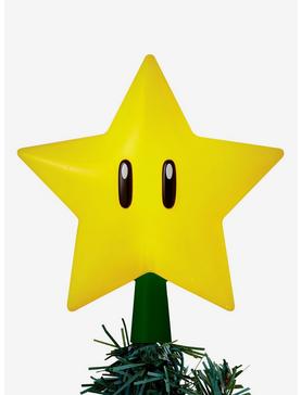 Nintendo Super Mario Bros. Super Star Light-Up Tree Topper, , hi-res