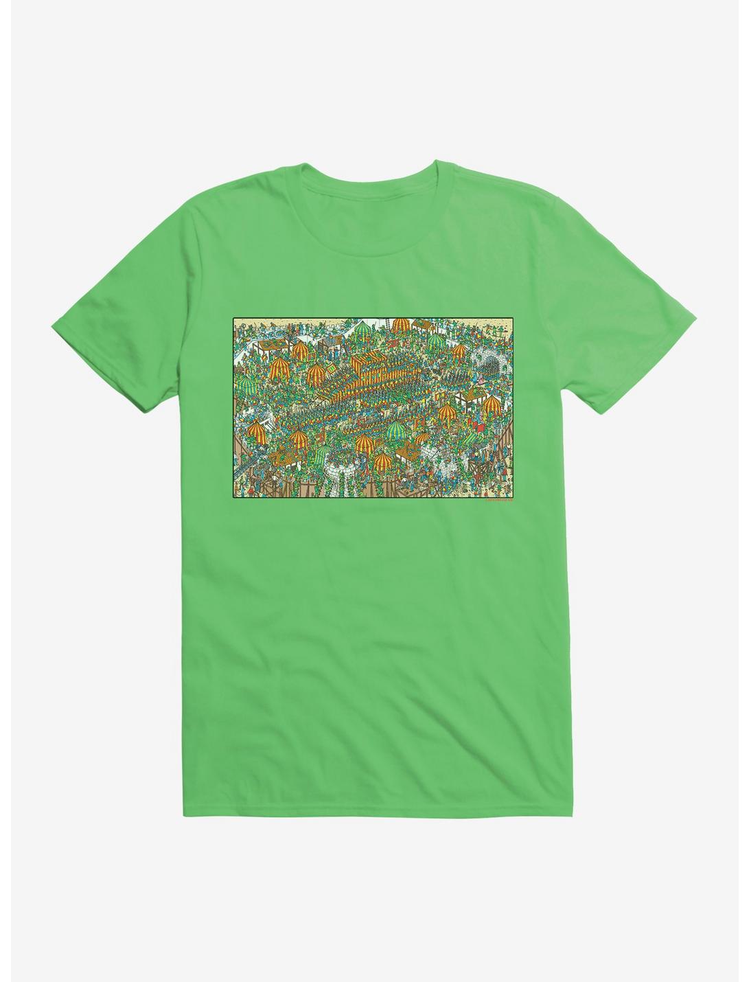 Where's Waldo? Search Sherwood Forest T-Shirt, KELLY GREEN, hi-res