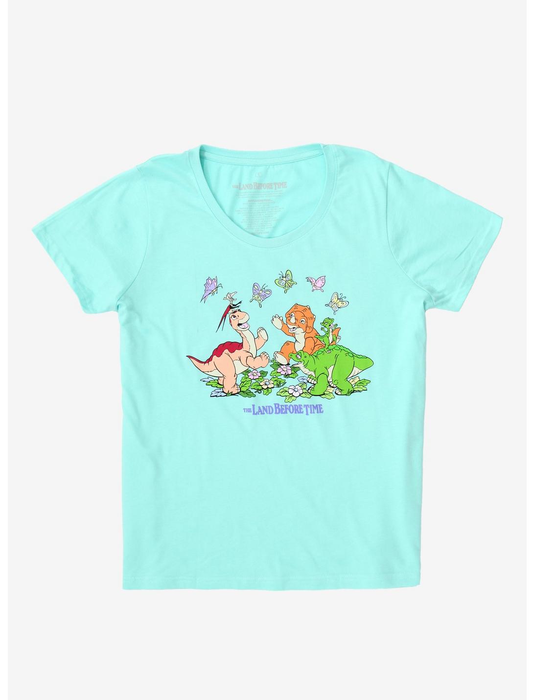 The Land Before Time Group Butterflies Girls T-Shirt Plus Size, MULTI, hi-res
