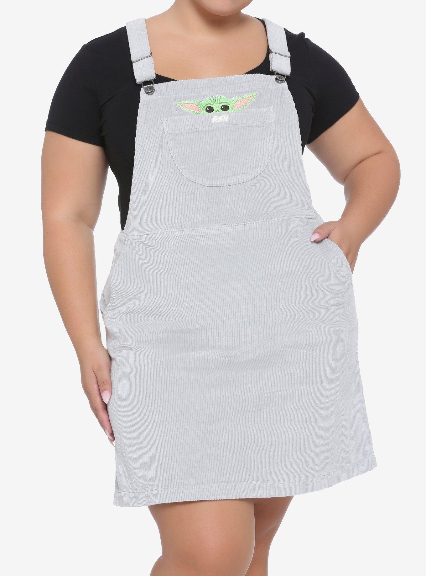 Her Universe Star Wars The Mandalorian The Child Corduroy Skirtall Plus Size, MULTI, hi-res